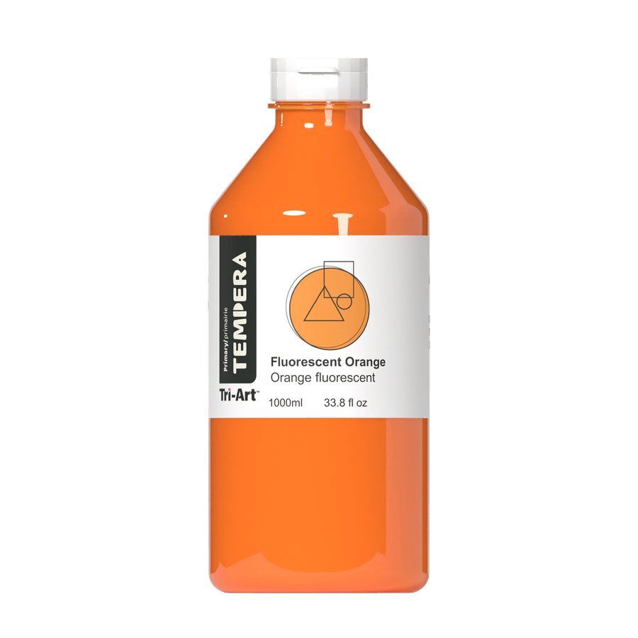 Primary Liquid Tempera - Fluorescent Orange