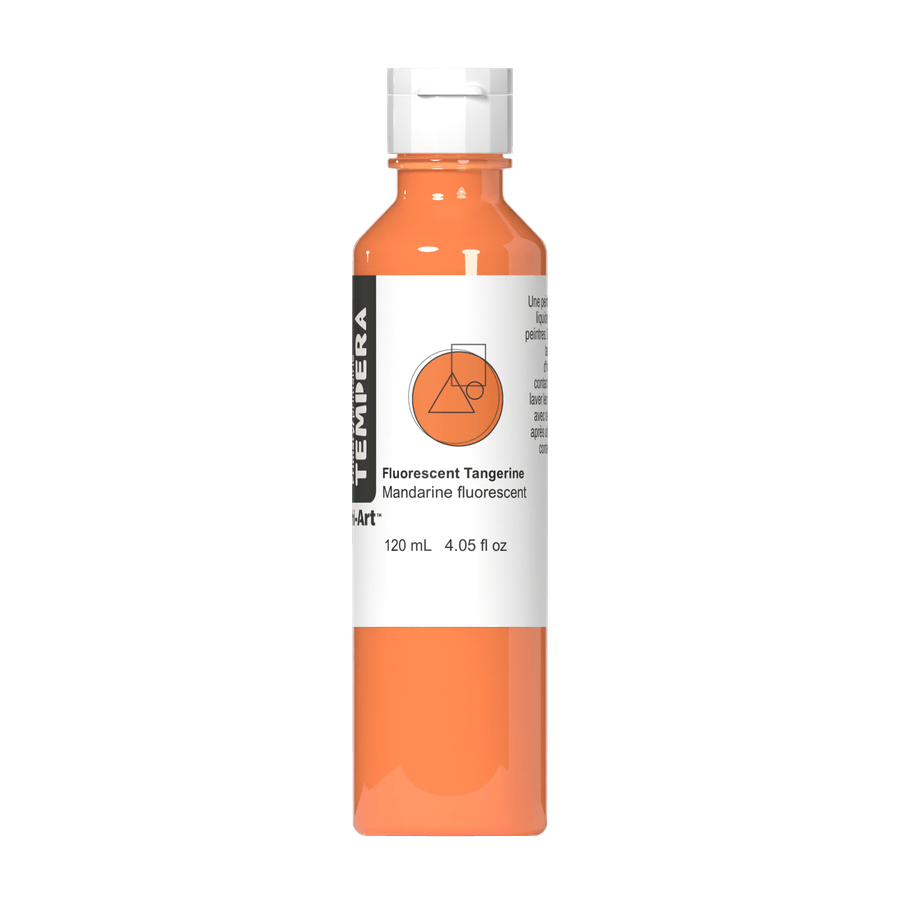 Primary Liquid Tempera - Fluorescent Tangerine