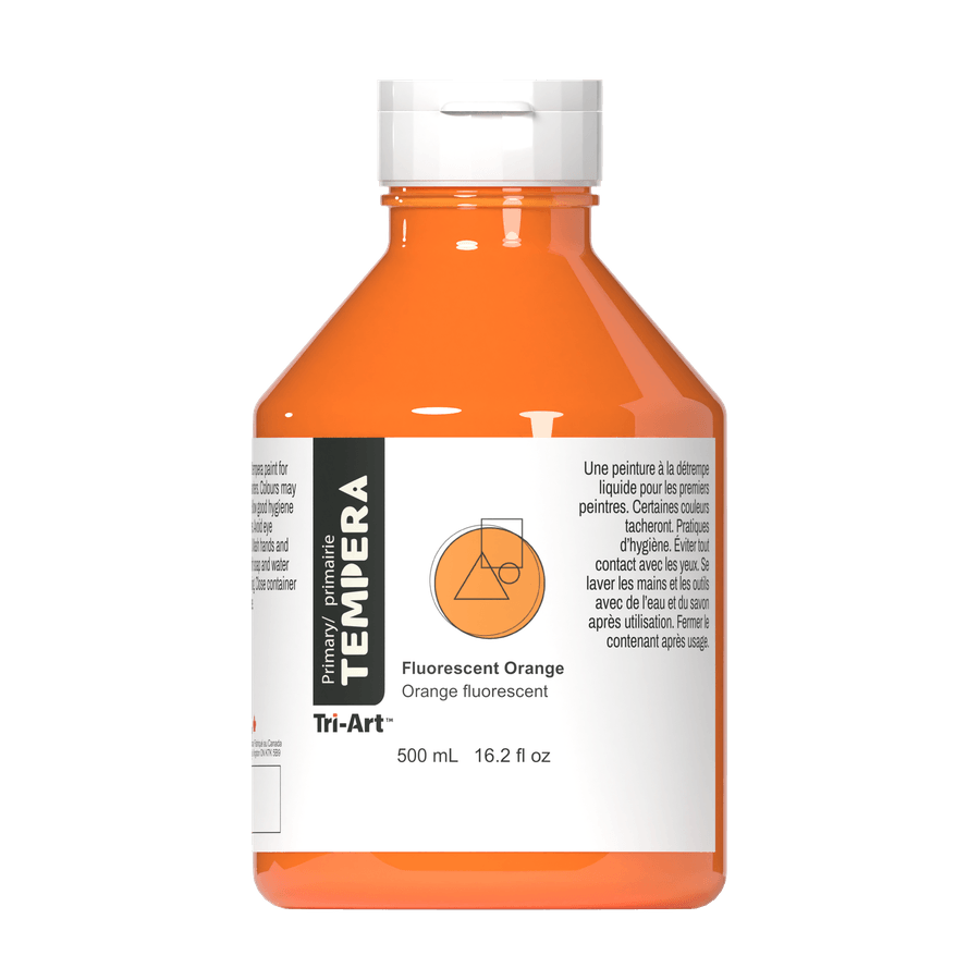 Primary Liquid Tempera - Fluorescent Orange