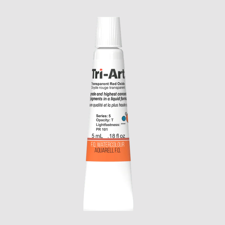 Tri-Art Watercolour 5ml Tube, Transparent Red Oxide (Series 1)