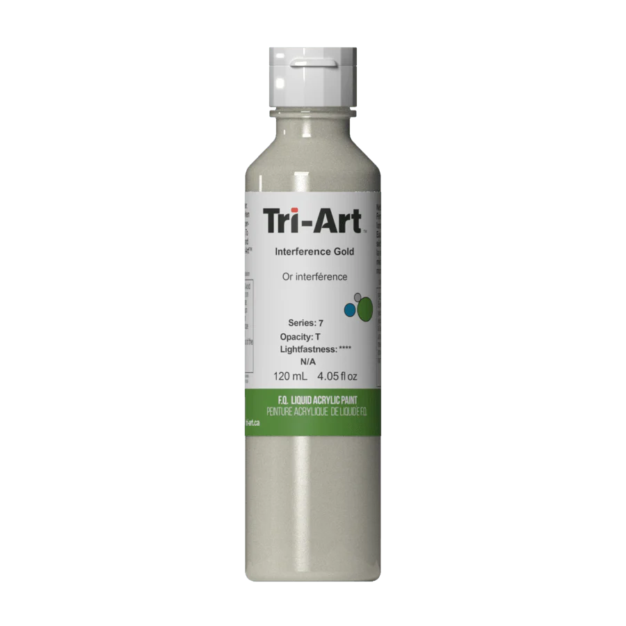 Tri-Art Liquid Acrylics Interference Gold 120mL Bottle (Series 7)