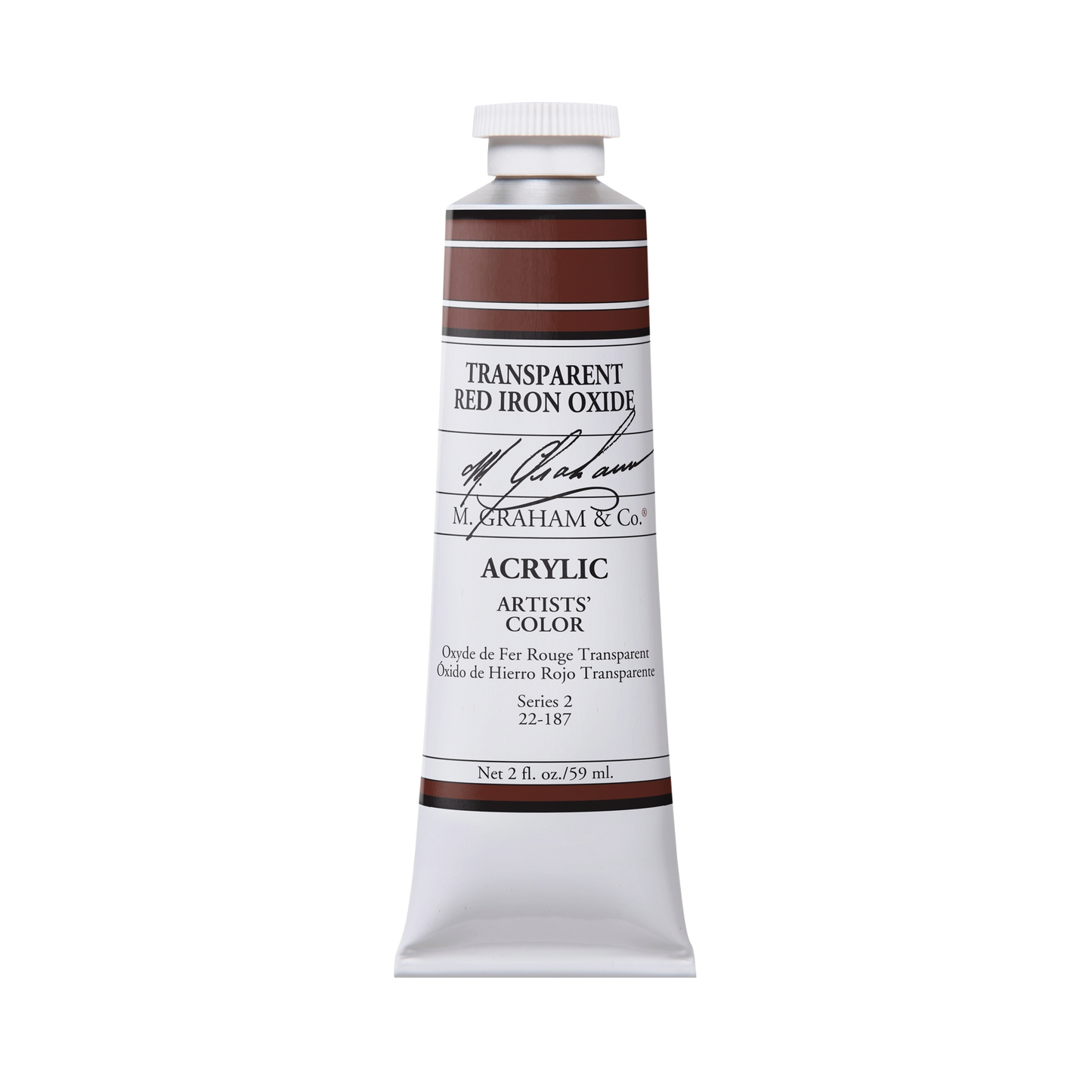 M. Graham | Acrylic Transparent Red Iron Oxide | 59ml