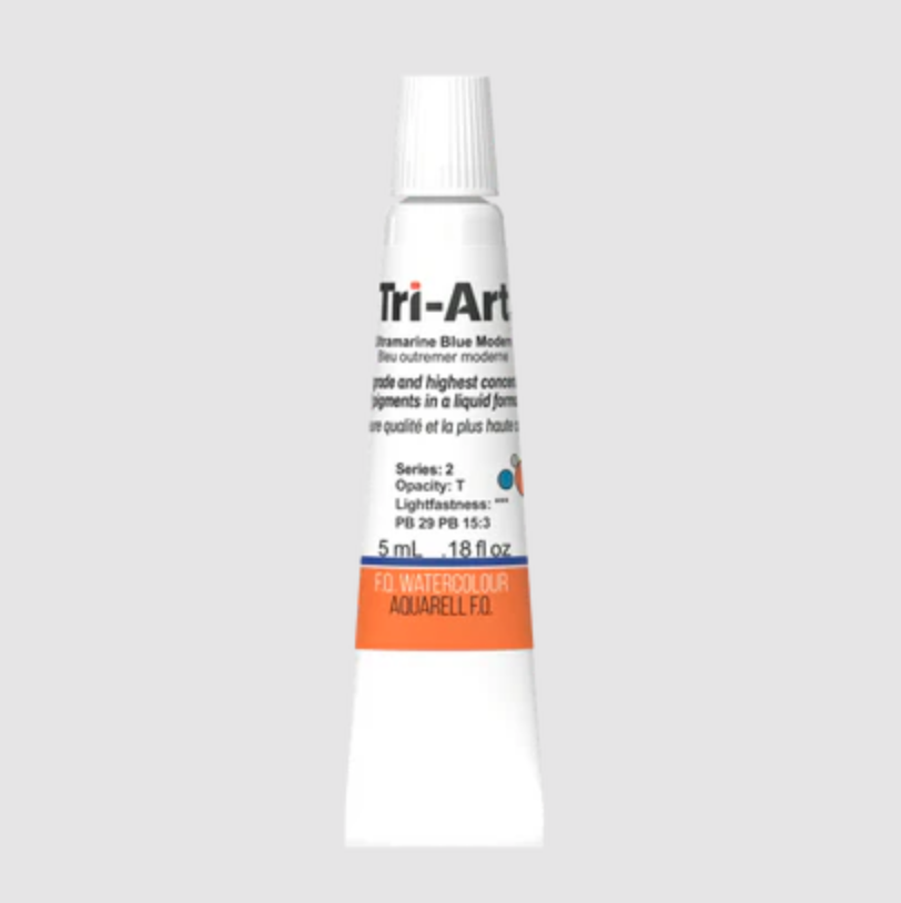 Tri-Art Watercolour 5ml Tube, Ultramarine Blue Modern (Series 1)