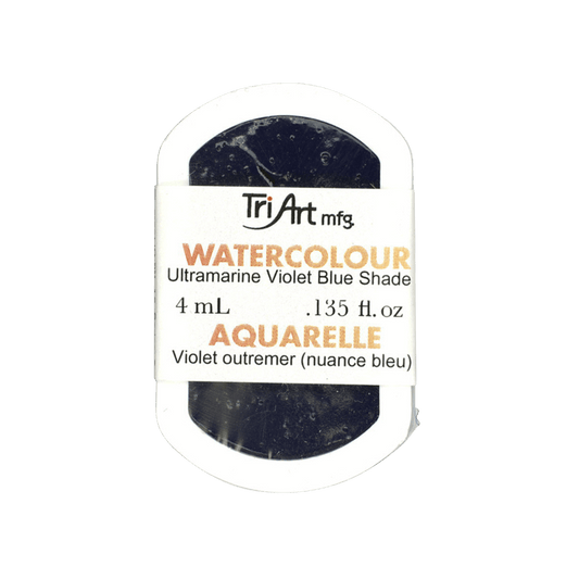 Tri-Art Water Colour Pans - Ultramarine Violet Blue Shade - 4 mL