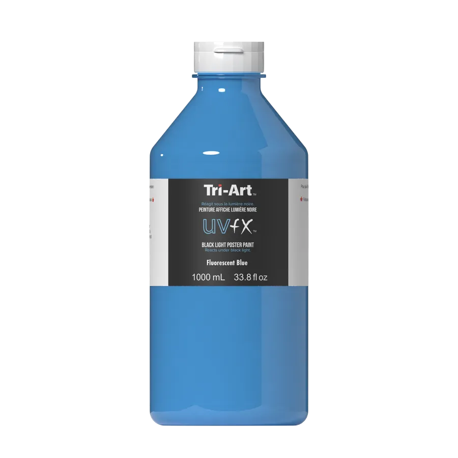 UVFX Black Light Poster Paint - Fluorescent Blue