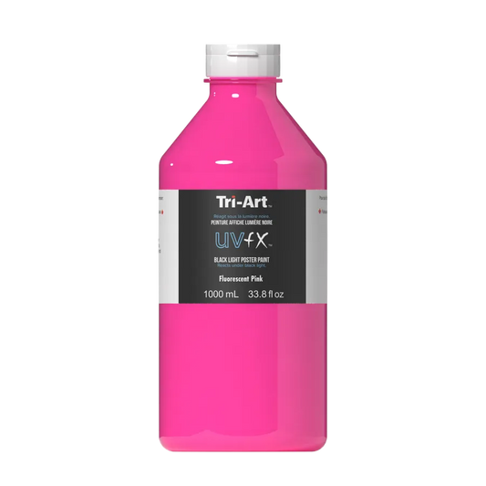 UVFX Black Light Poster Paint - Fluorescent Pink