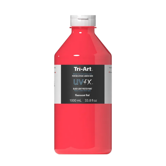 UVFX Black Light Poster Paint - Fluorescent Red