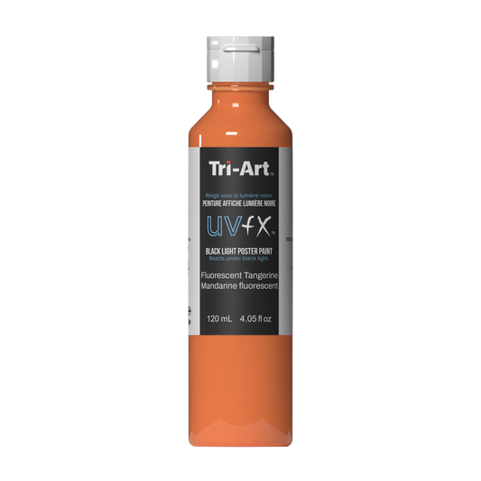 UVFX Black Light Poster Paint - Fluorescent Tangerine