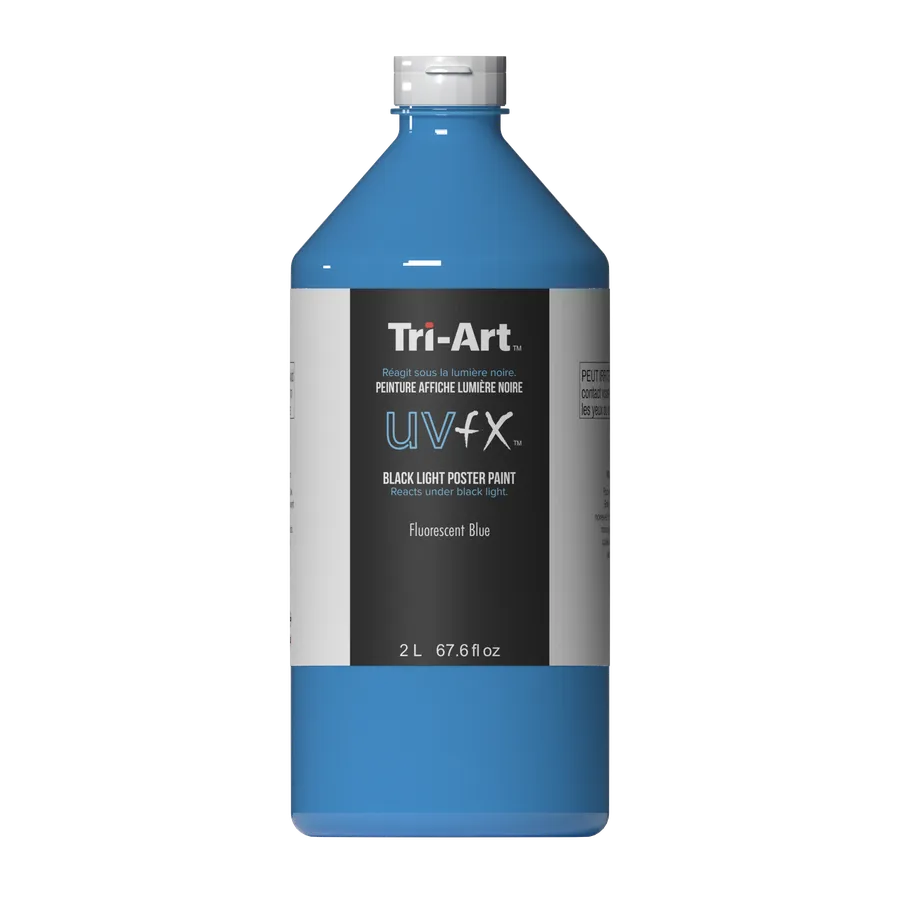 UVFX Black Light Poster Paint - Fluorescent Blue