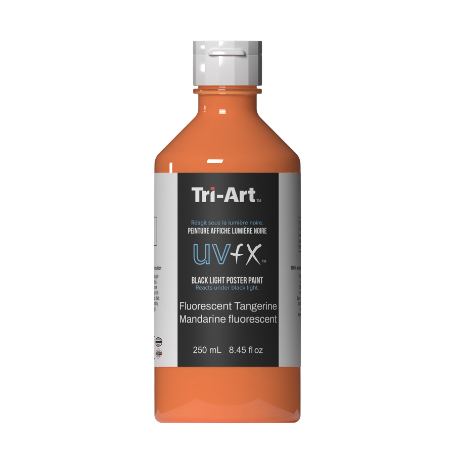 UVFX Black Light Poster Paint - Fluorescent Tangerine