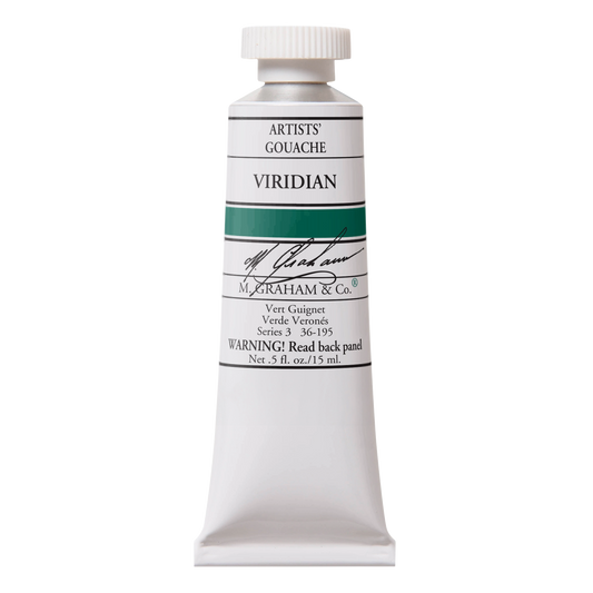 M. GRAHAM Artists' Gouache Viridian (15ml)