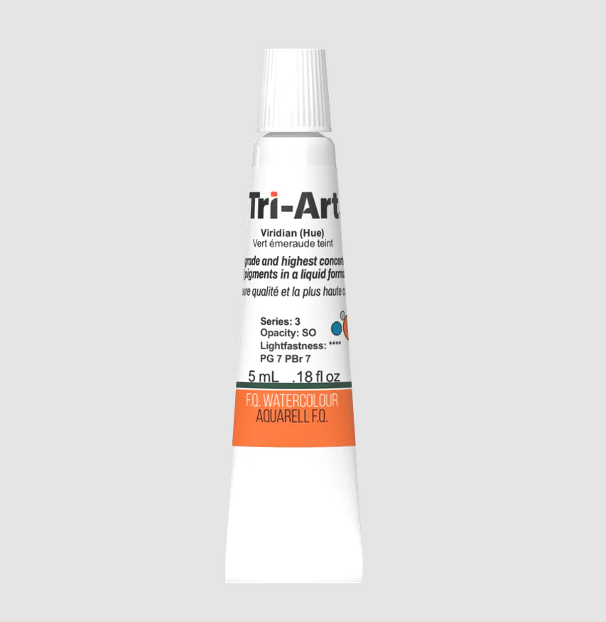 Tri-Art Watercolour 5ml Tube, Viridian (Hue) (Series 1)