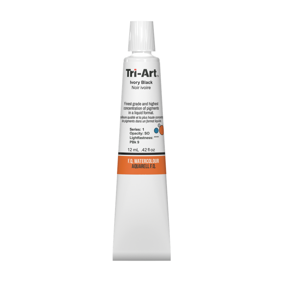 Tri-Art Water Colours - Ivory Black