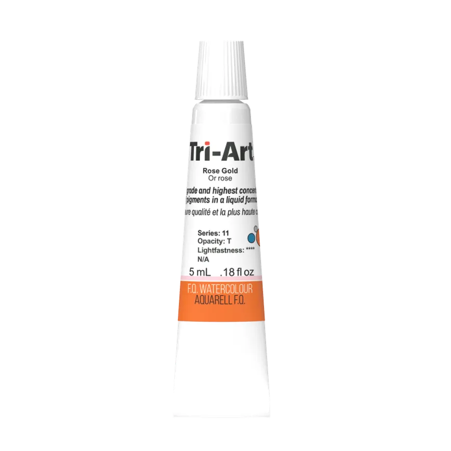 Tri-Art Water Colours - Rose Gold