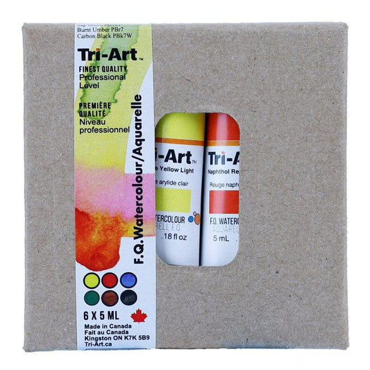 Tri Art Watercolours - 6 Colour Tube Sets