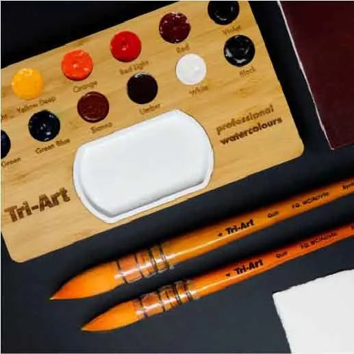 Tri-Art Watercolour Bamboo Sample (Set of 12)