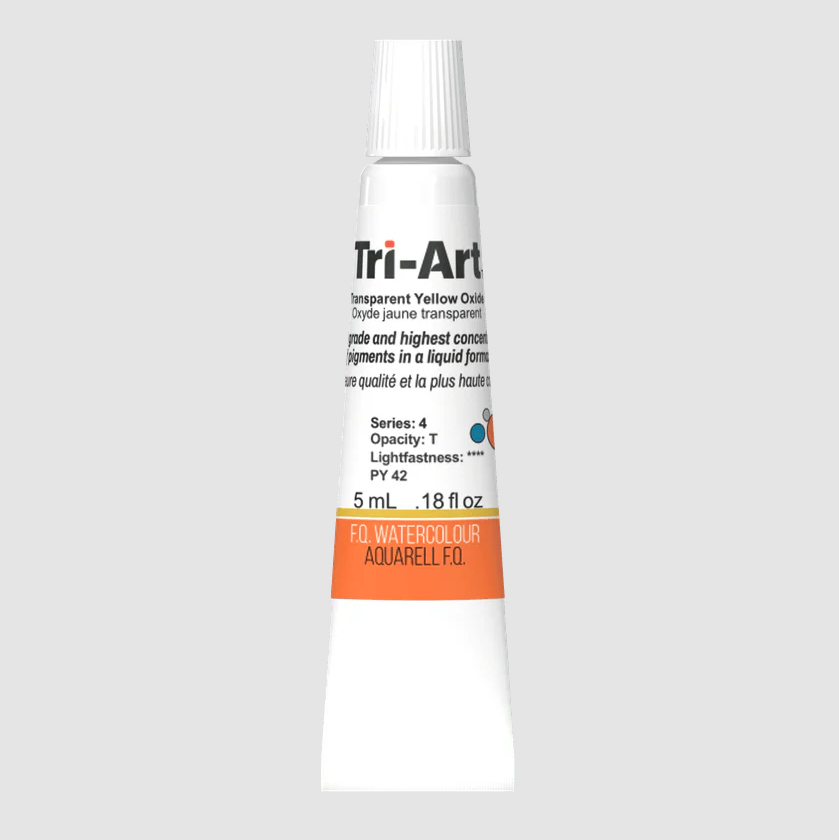Tri-Art Watercolour 5ml Tube, Yellow Oxide (Series 1)