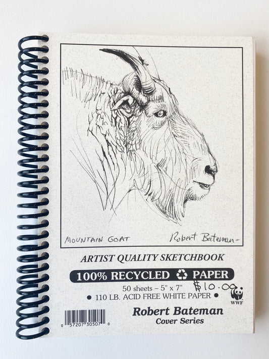 DRAWING SKETCHBOOK - Robert Bateman 5"x 7"