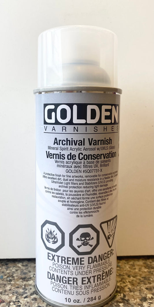 VARNISHES & MEDIUMS - Archival varnish (gloss) 10 oz
