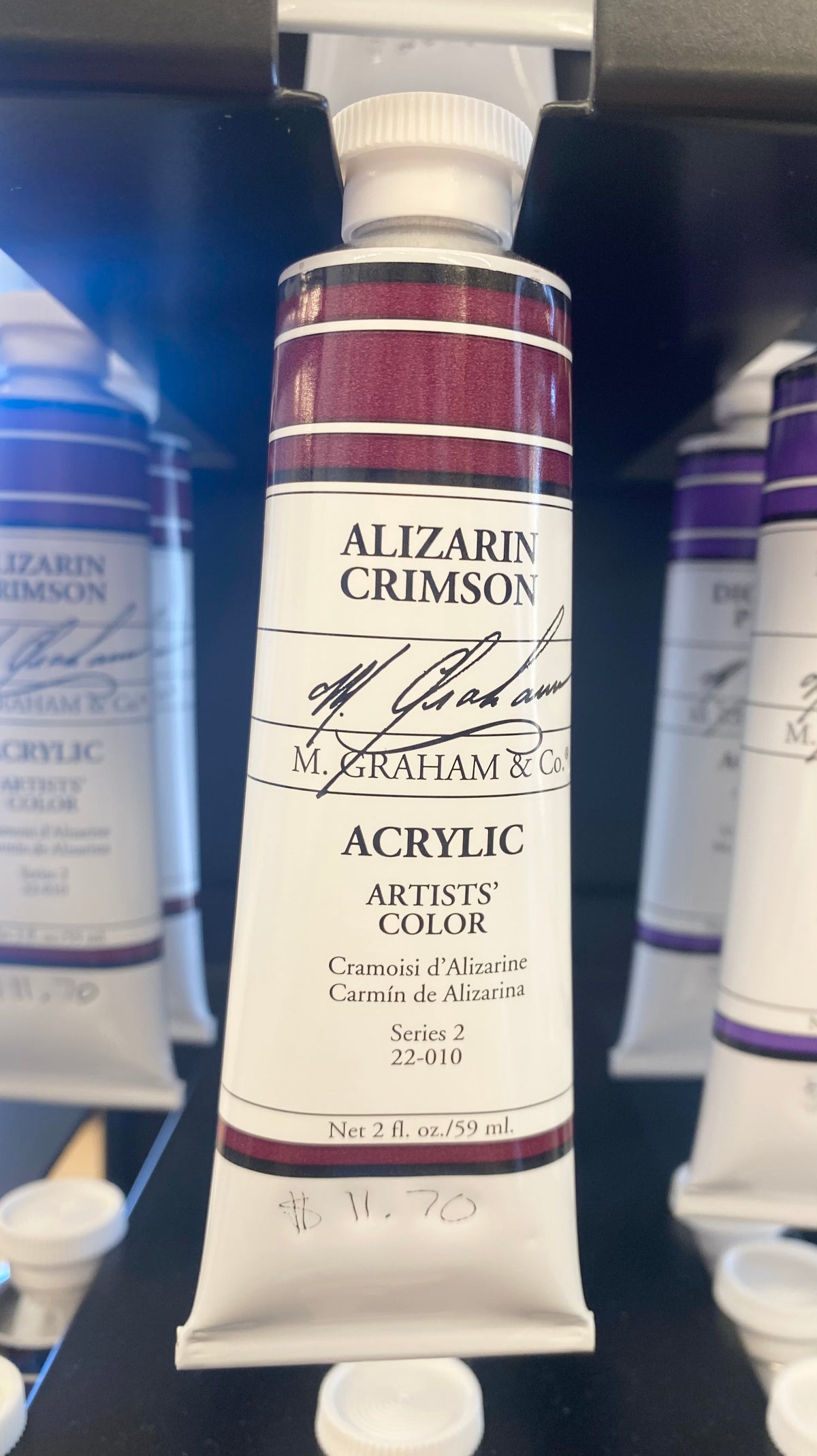 M Graham Acrylic Alizarin Crimson –