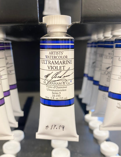 WATERCOLOUR - M.Graham watercolor 15ml tubes, assorted colours