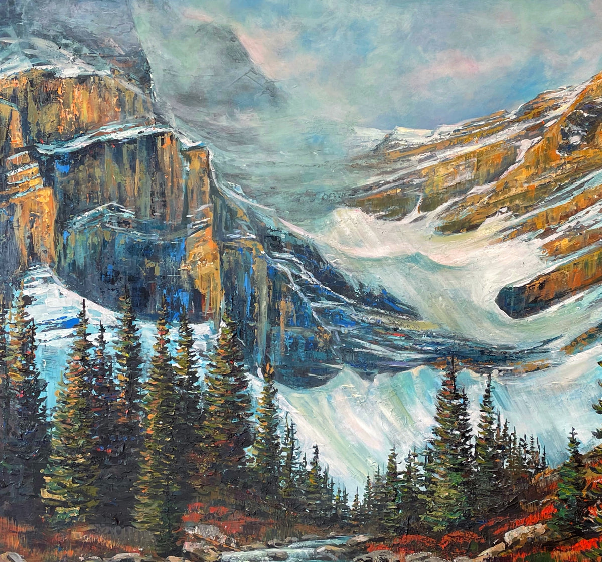 MOUNTAIN PALETTE KNIFE PAINTING WORKSHOPS