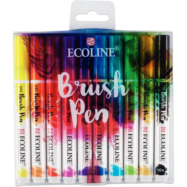 Ecoline Brush Pen Set Of 10